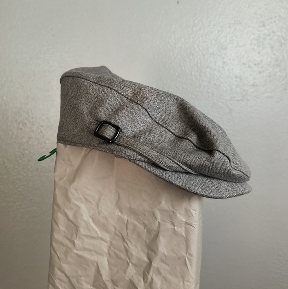 Janie and Jack Newsboy Cap Hat Size 12 to 24 Months Grey - Picture 3 of 8